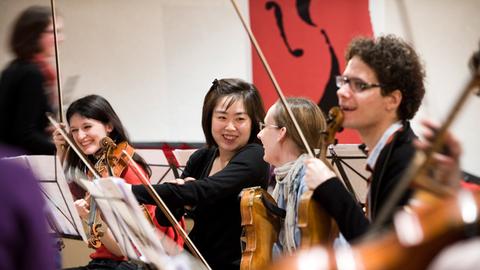 Junge Musiker bei "Chamber Music connects the World"