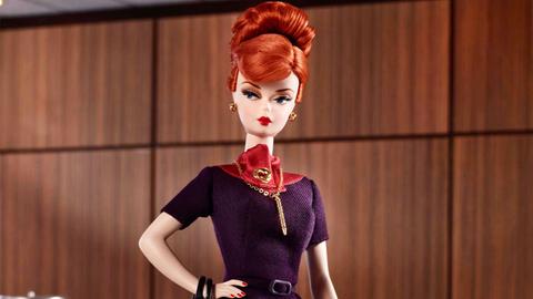 Die Helden der US-Serie "Mad Men" - hier Joan als Barbie-Puppe