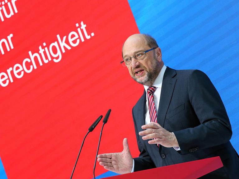 Der Kanzlerkandidat der SPD, Martin Schulz, am 15.08.2017 im Willy-Brandt Haus in Berlin