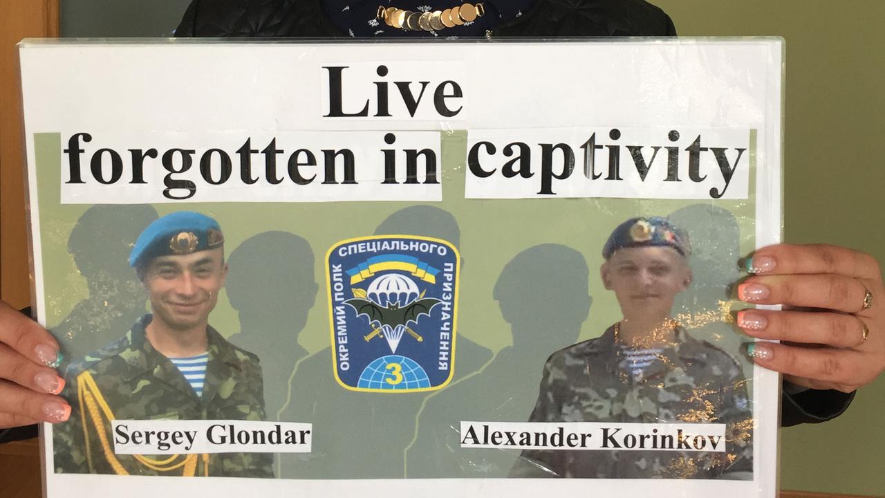 Die Ukrainischen Soldaten Sergej Glondar und Alexander Korinkov