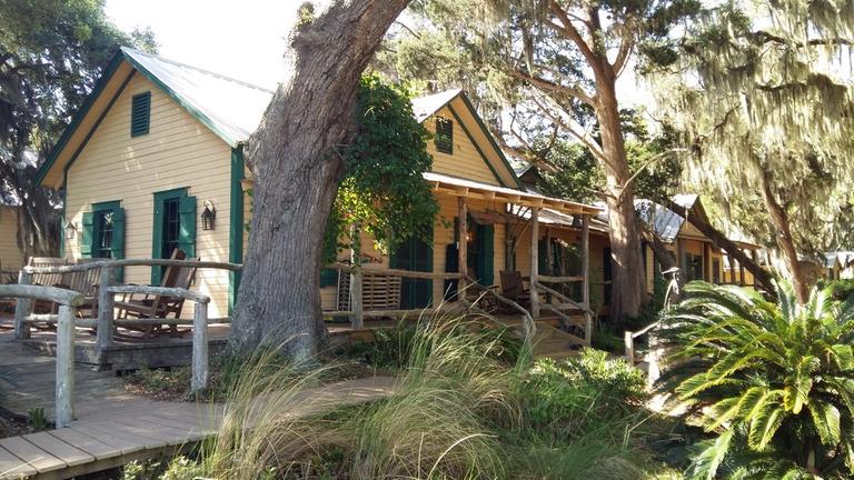 Die Hunting Lodge der Berolzheimer auf Little St. Simons Island. Die Hunting Lodge der Berolzheimer auf Little St. Simons Island.