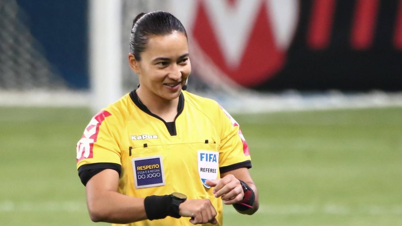 Edina Alves during Cruzeiro x Vitória, a match valid for the Brazilian Championship, Series B, at Mineirão Stadium, in Belo Horizonte, MG.