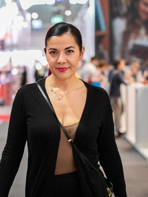 Reyhan Şahin aka Dr. Bitch Ray auf der Buchmesse.
