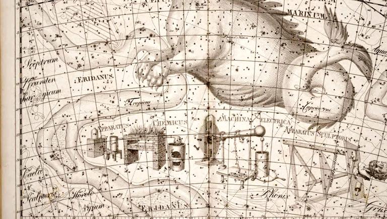 Historische Darstellung des Sternbild Eridanus