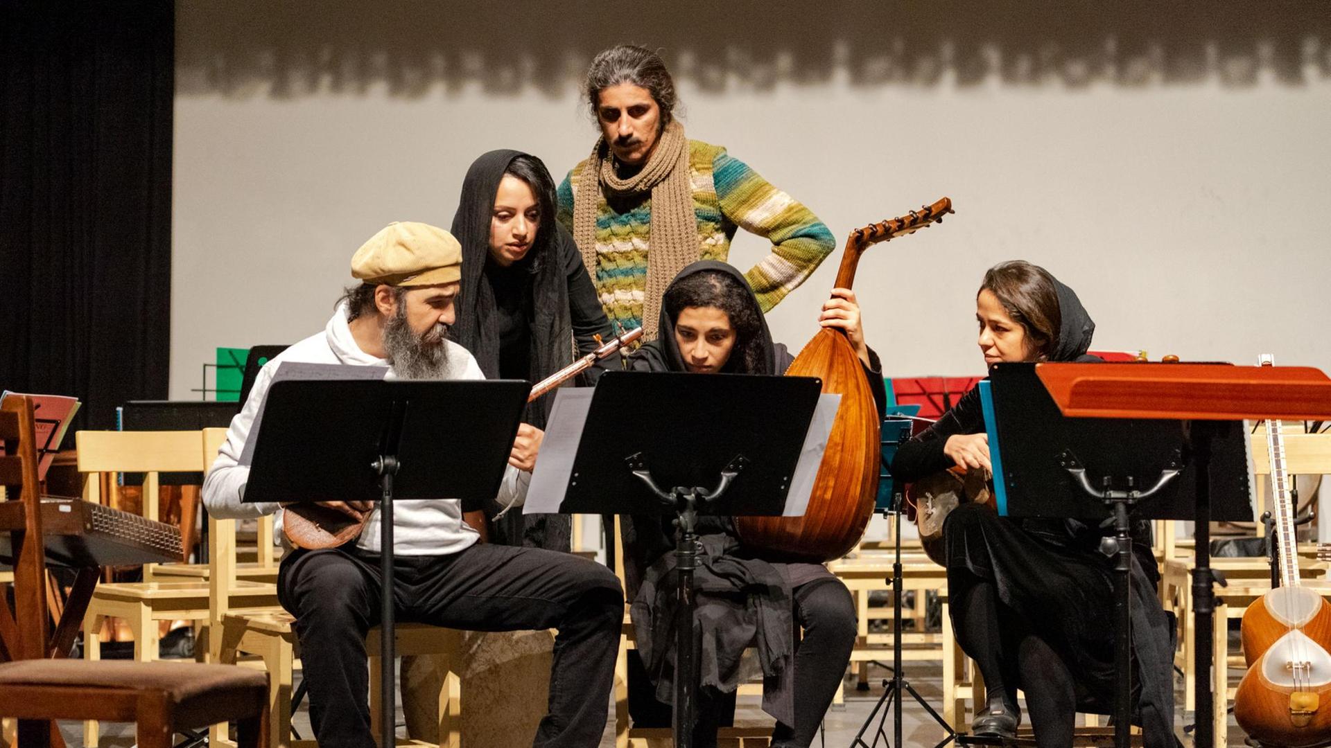 Musiker der Yarava Music Group in Teheran Musiker der Yarava Music Group in Teheran