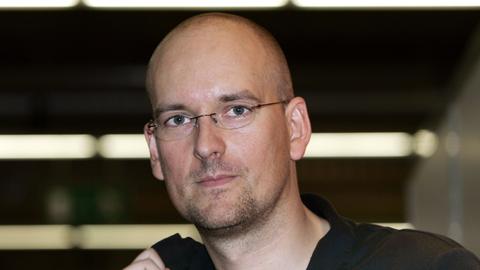 Der Autor Matthias Göritz auf der Internationalen Frankfurter Buchmesse, aufgenommen 2006
