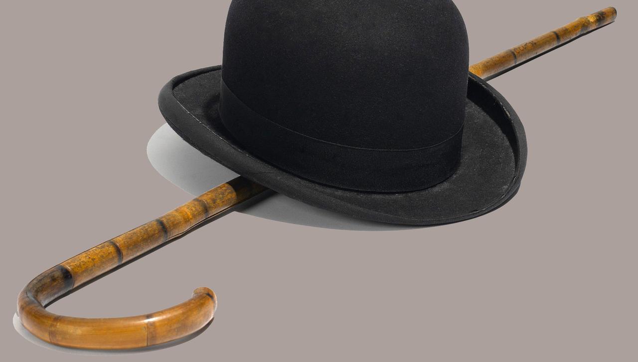 Das Aktionshaus Bonhams (USA) zeigt die wichtigsten Utensilien von Charlie Chaplin (Vovember 2012).  