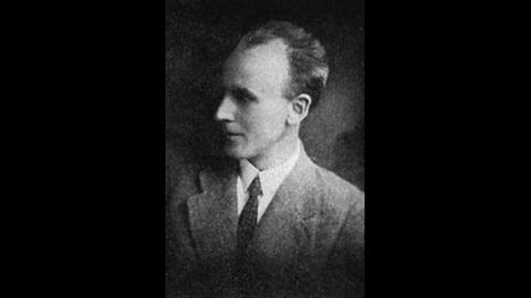 Der Raketenpionier Friedrich Schmiedl (1902-1994). Am 2. Februar 1931 startete er seine erste Postrakete.