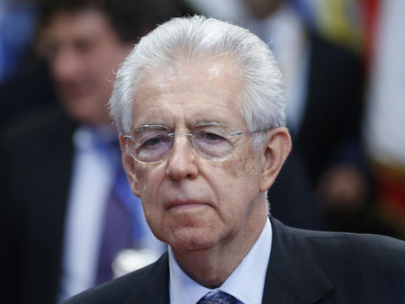 Italiens Premier Mario Monti