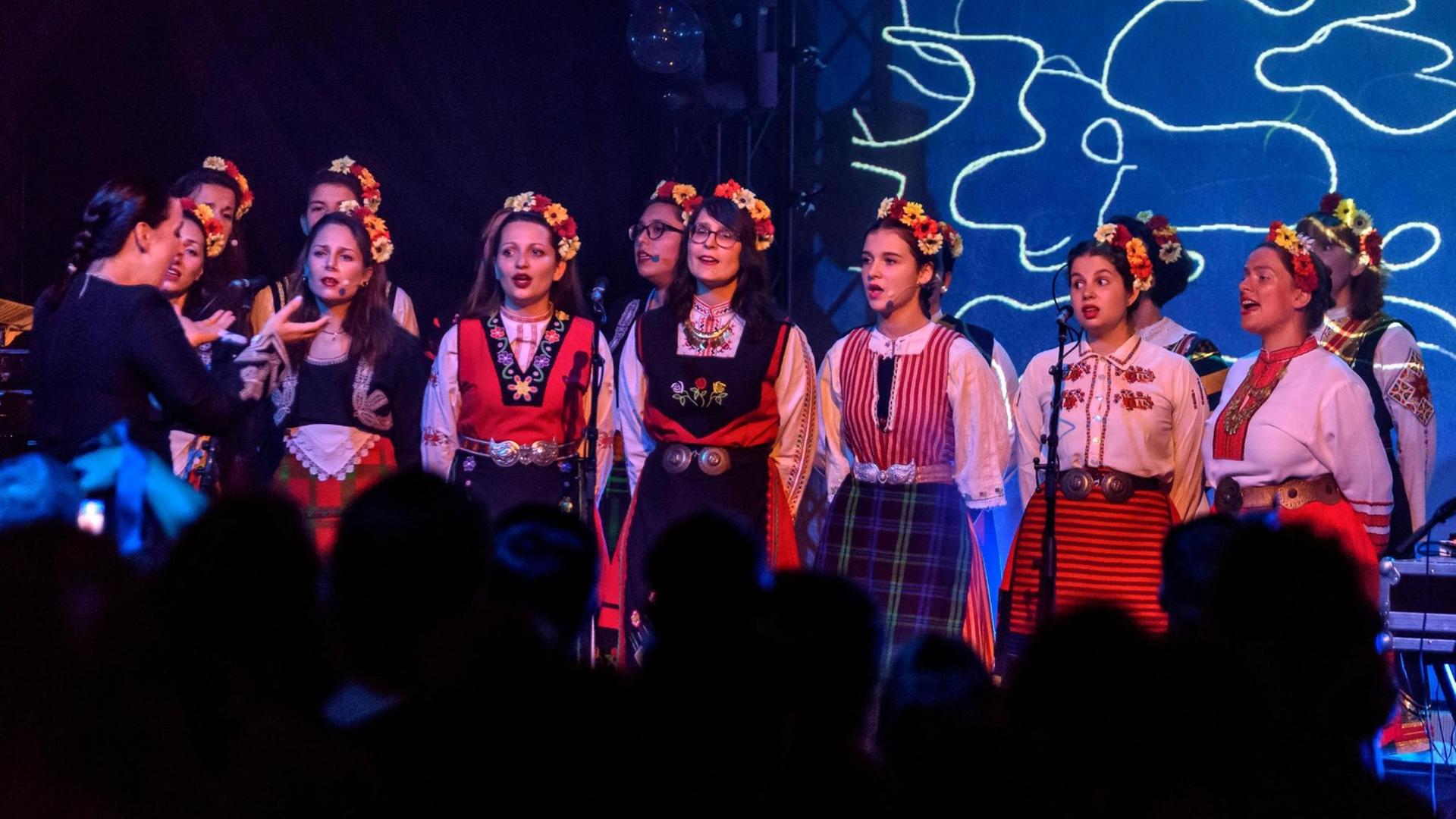 Die Bulgarian Voices auf dem Musikfestival Pop-Kultur Kulturbrauerei in Berlin-Prenzlauer