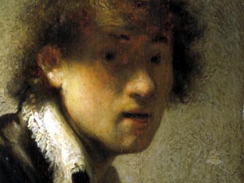 Rembrandt Harmensz. van Rijn, Selbstbildnis als junger Mann, 1629