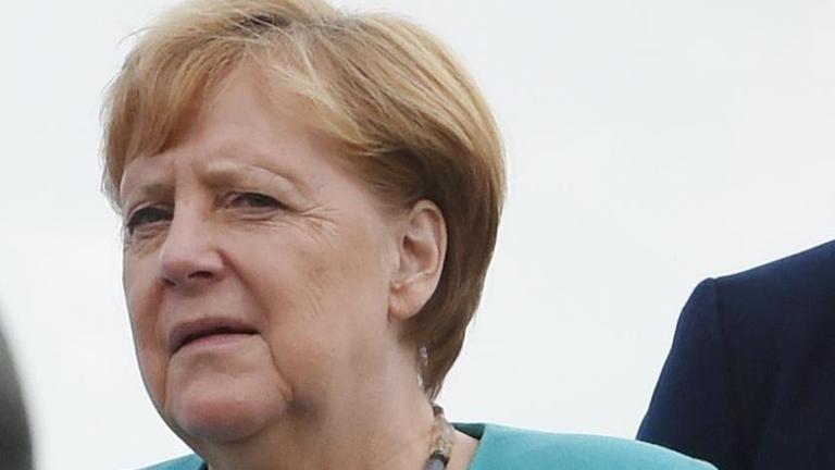 Mecklenburg-Vorpommern: Stralsund, Bundeskanzlerin Angela Merkel