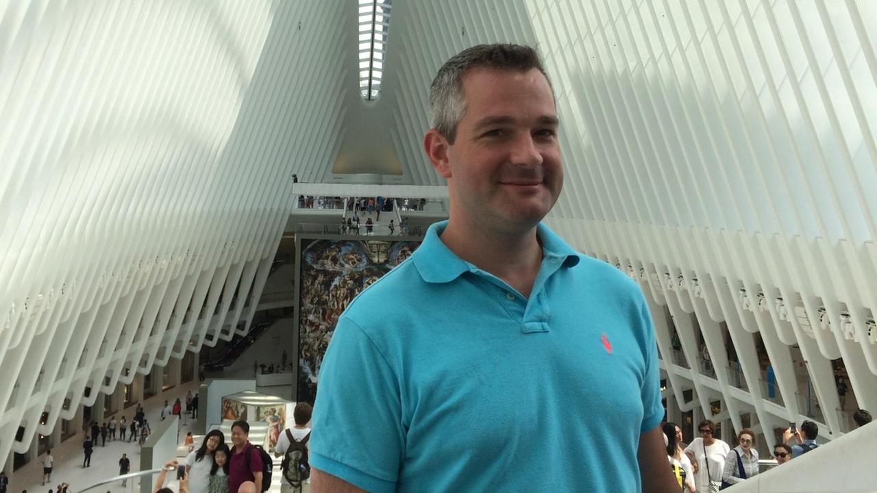 Anwohner Patrick Kennell im Oculus am One Worrd Trade Center