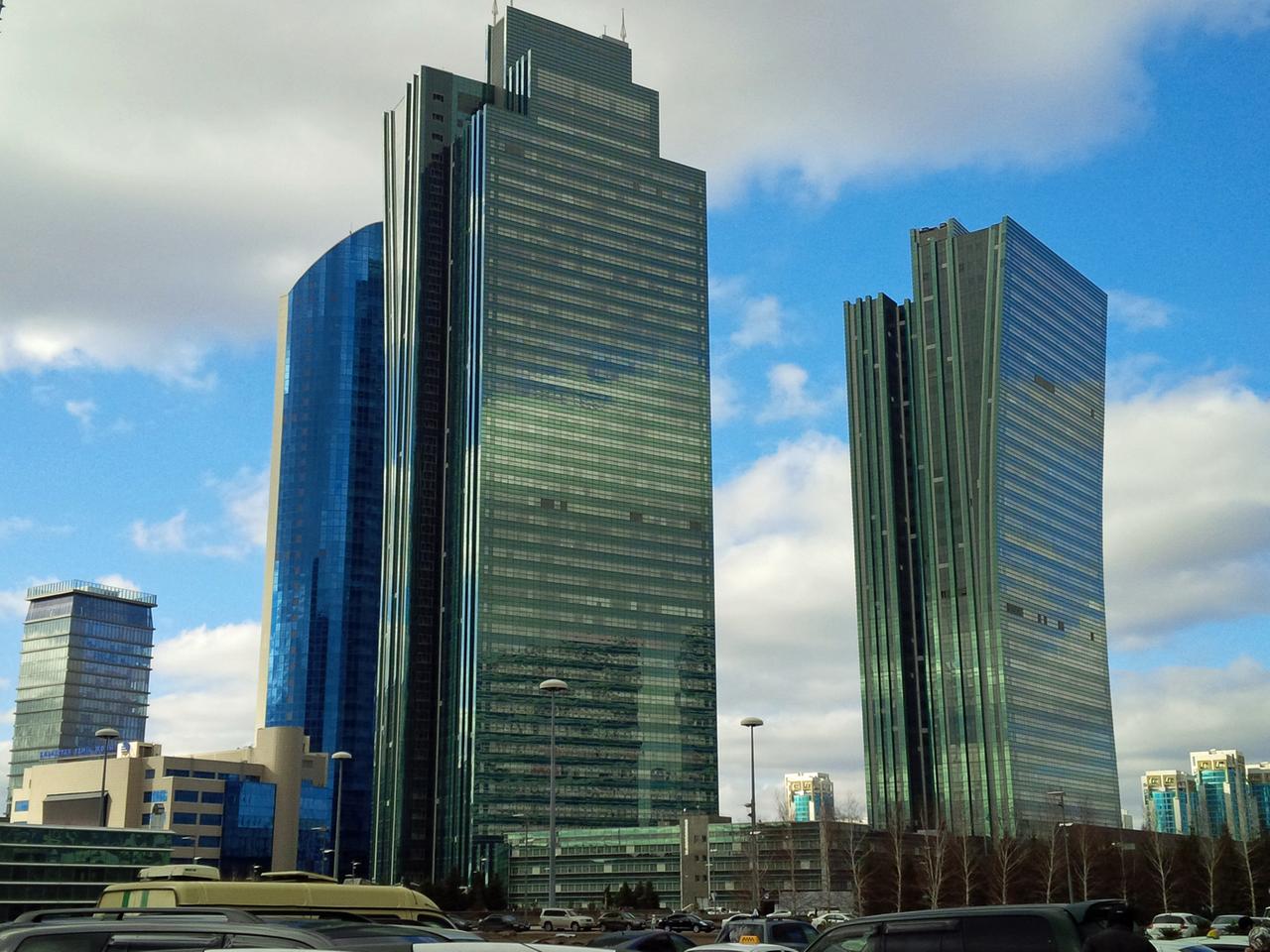 Symbol des wirtschaftlichen Aufschwungs: Hochhäuser in Astana.