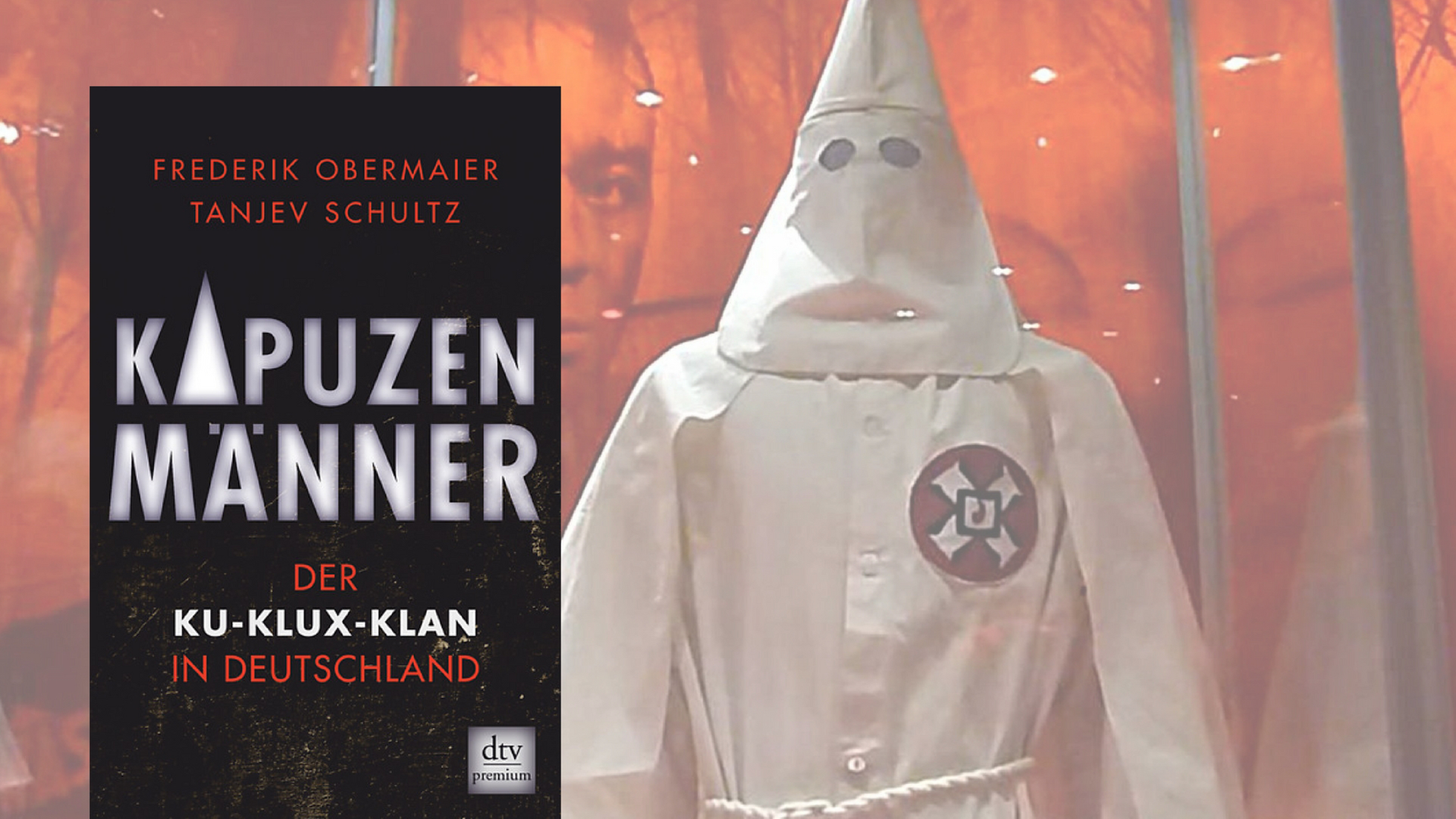 Die Robe eines Ku-Klux-Klan-Mitglieds in einer Ausstellung in Washington.