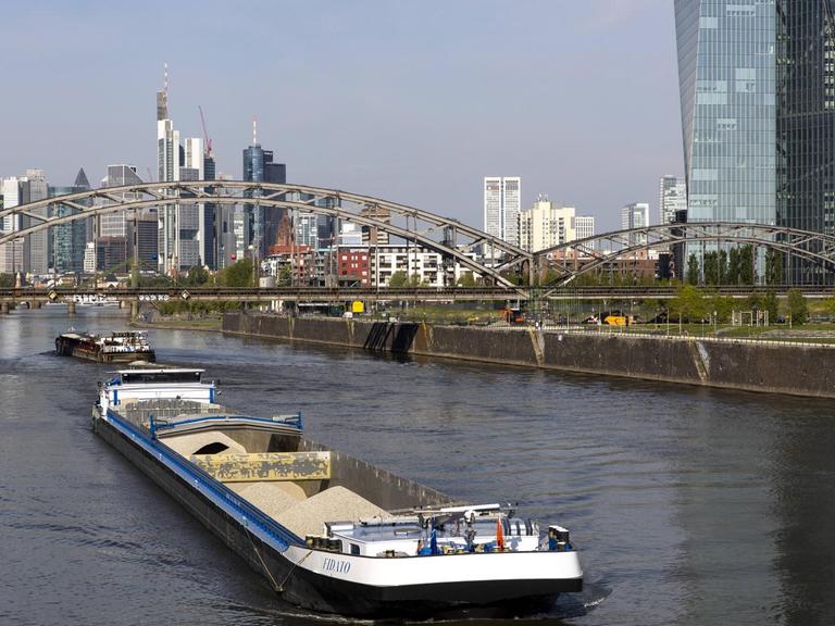 Frankfurt am Main, Skyline der Innenstadt.  