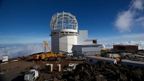 Baustelle des größten Sonnenteleskops der Welt.