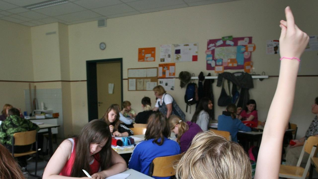 Unterricht an einer Schule in Berlin 