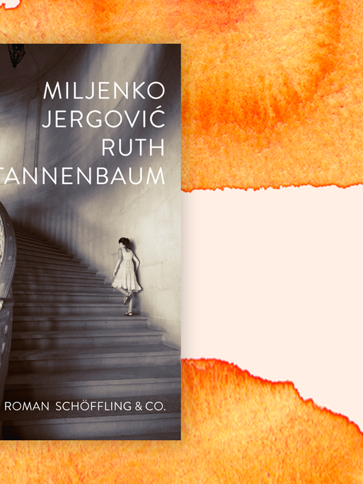 Zu sehen ist das Cover des Buches "Ruth Tannenbaum" von Miljenko Jergovic.
