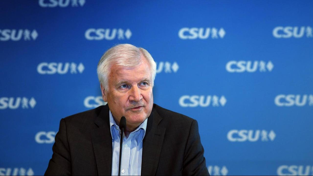 Bundesinnenminister Horst Seehofer (CSU) spricht über den Streit über die Asylpolitik in der Union.