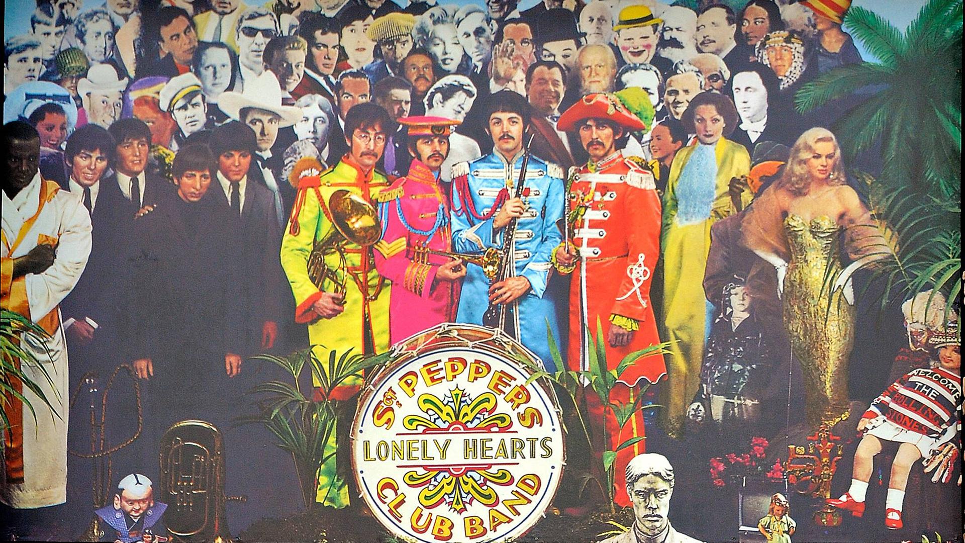 Das Cover des Beatles-Albums "Sgt. Pepper's Lonely Hearts Club Band"
