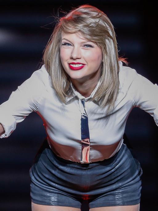 Die US-Sängerin Taylor Swift bei einem Konzert in Shanghai, Mai 2014