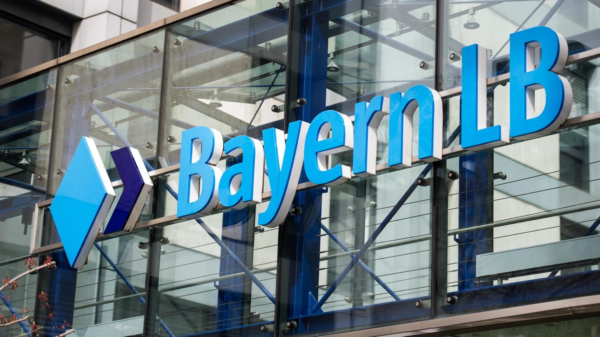 Das Logo der BayernLB.