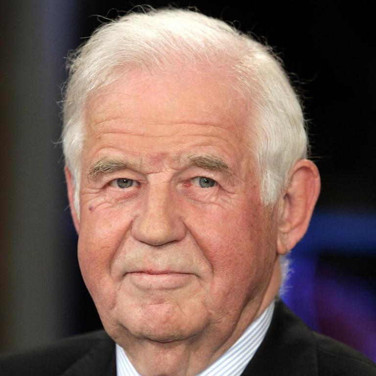 Der Sozialexperte und ehemalige Ministerpräsident des Freistaates Sachsen, Prof. Dr. Kurt Biedenkopf (CDU), aufgenommen am 12.01.2007 bei der mdr-Talksendung "Riverboat" in Leipzig.