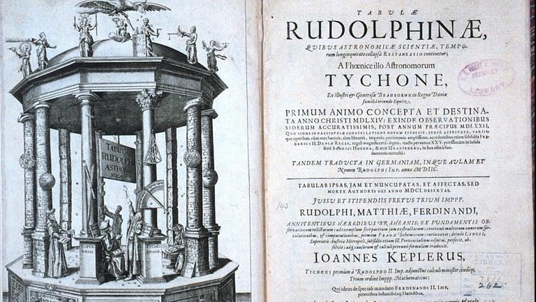 Das Titelblatt der Rudolfinischen Tafeln
