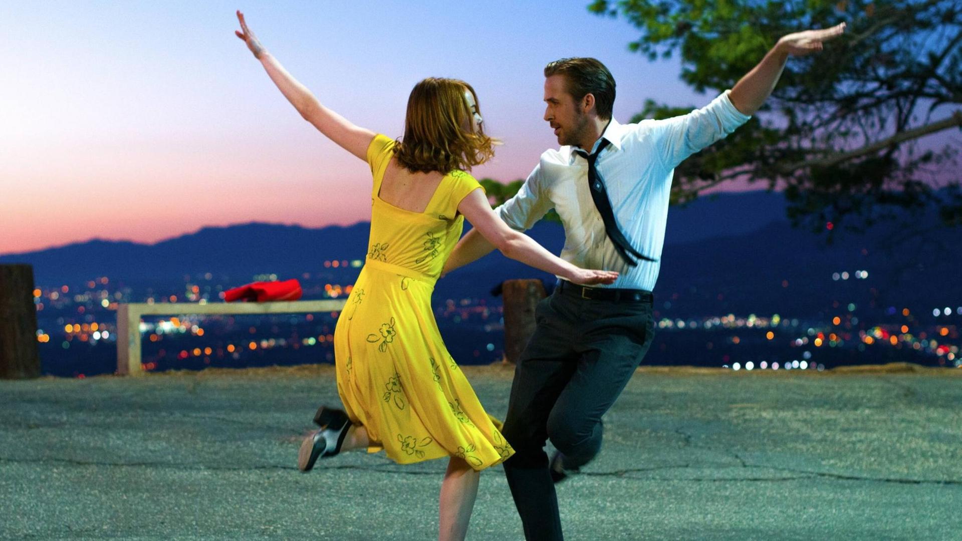 Das Musical "La La Land" mit den Filmstars Ryan Gosling und Emma Stone gilt als Oscar-Favorit.