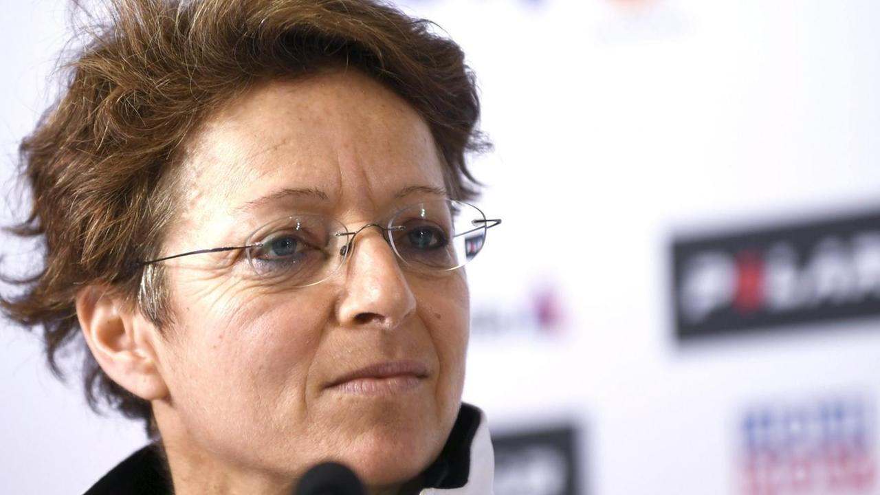 Sarah Lewis, Ex-Generalsekretärin im Weltskisportverband (FIS).