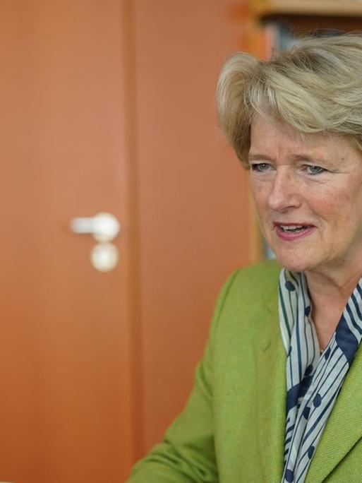Monika Grütters (CDU), im Rahmen eines Interviews in ihrem Büro im Bundeskanzleramt