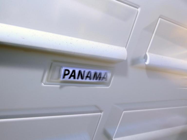 Der Schriftzug «Panama» am Briefkasten eines Wohnhauses 