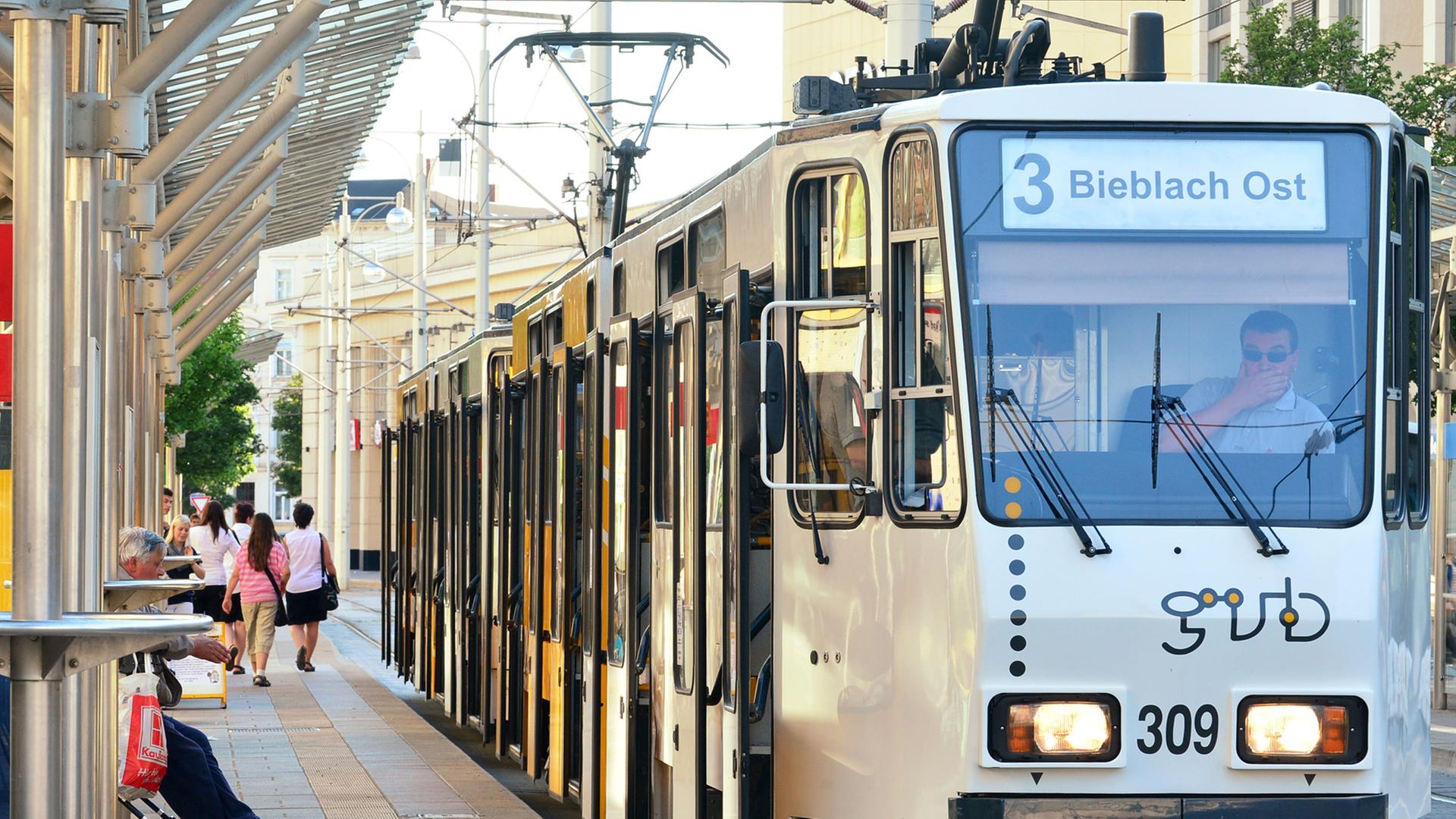 Straßenbahn in Gera: Die Verkehrsbetriebe mussten Insolvenz anmelden.