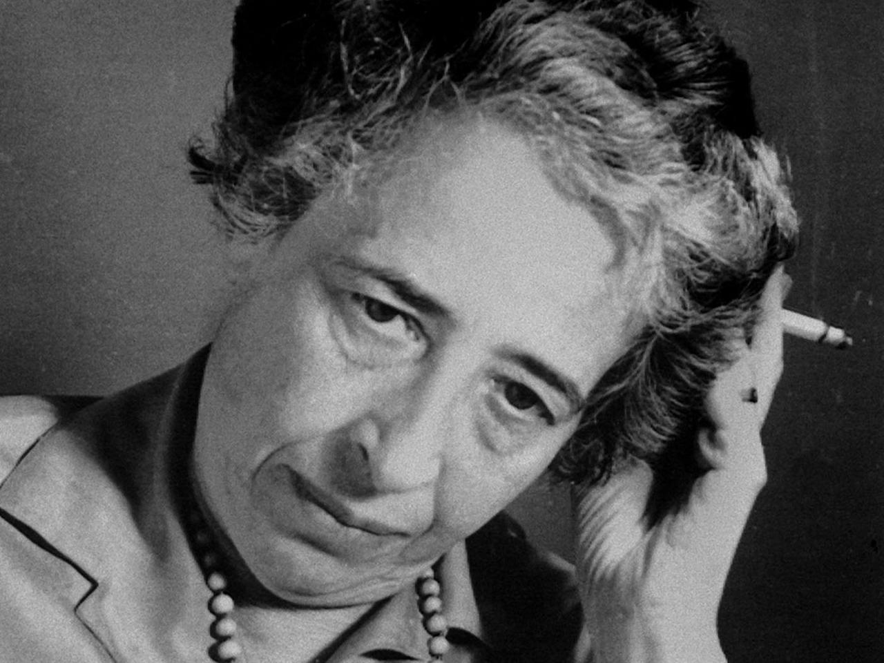 Die Politologin und Philosophin Hannah Arendt 