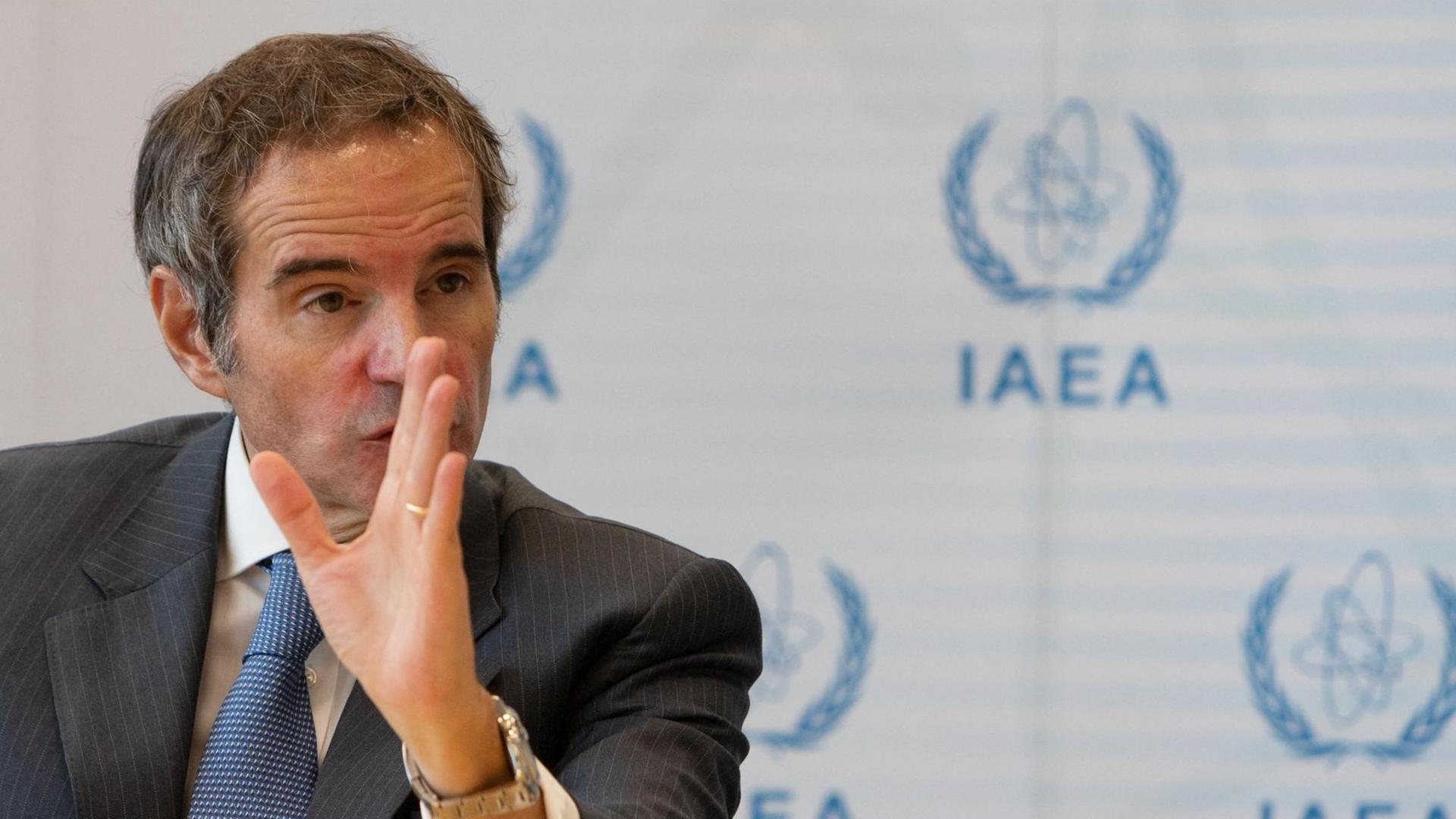 Das Foto zeigt den Chef der Internationalen Atomenergiebehörde, Rafael Grossi.