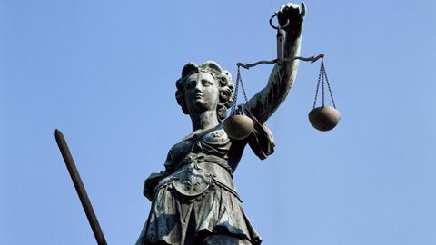 Eine Justizia in Frankfurt am Main 