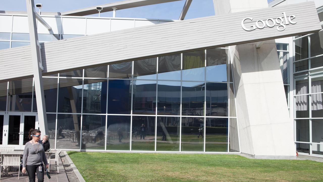 Der Hauptsitz des Internet-Konzerns Google in Mountain Views in Kalifornien, USA, aufgenommen am 20.02.2013.