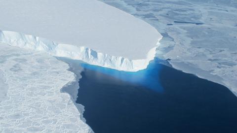 Ein Gletscher in der Antarktis
