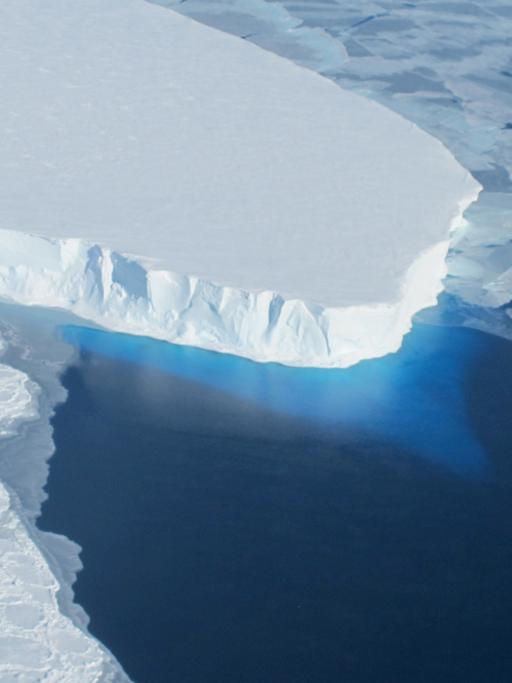 Der Thwaites-Gletscher in der Antarktis