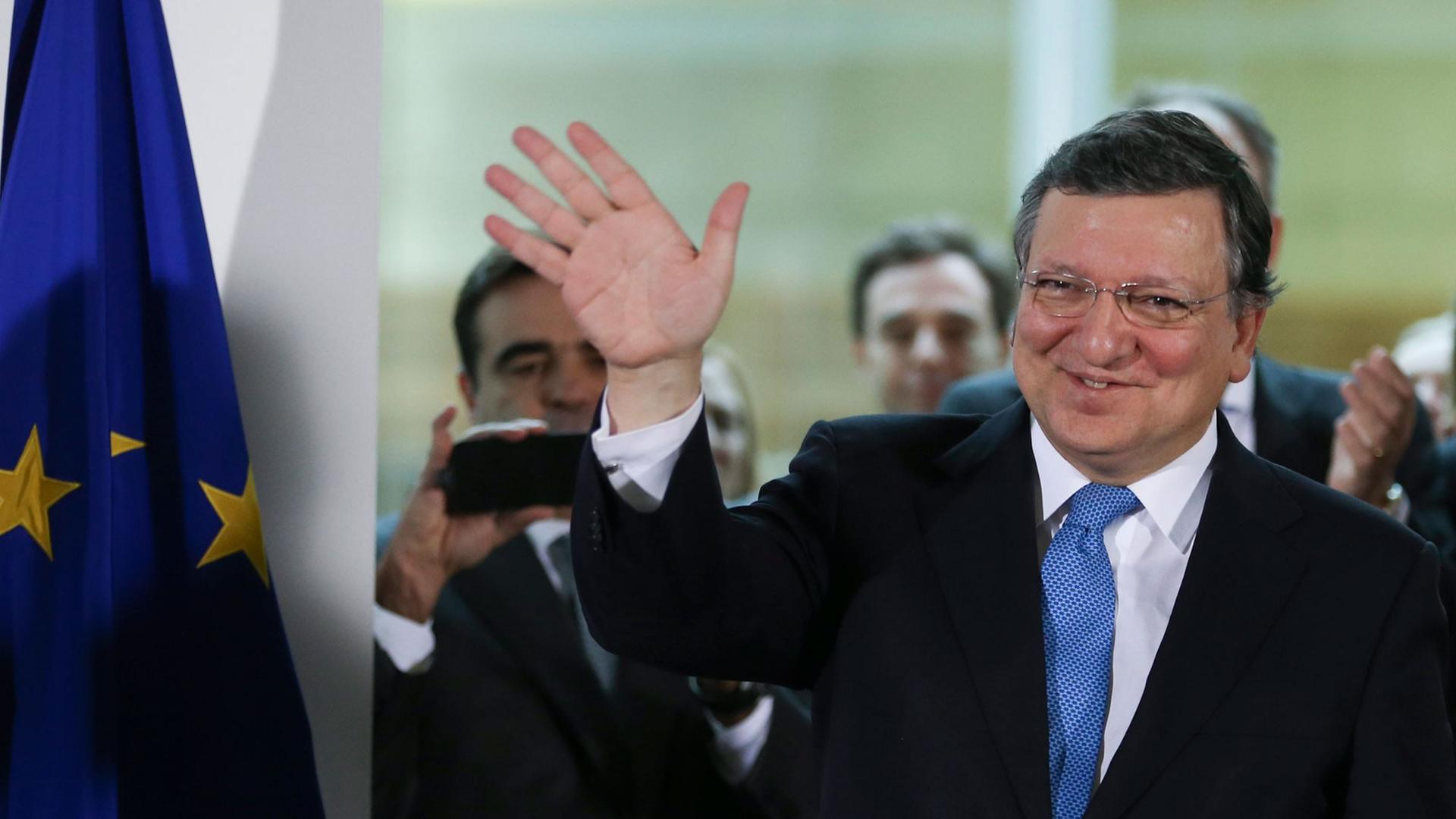 José Manuel Barroso bei seinem Abschied als Präsident der EU-Kommission in Brüssel