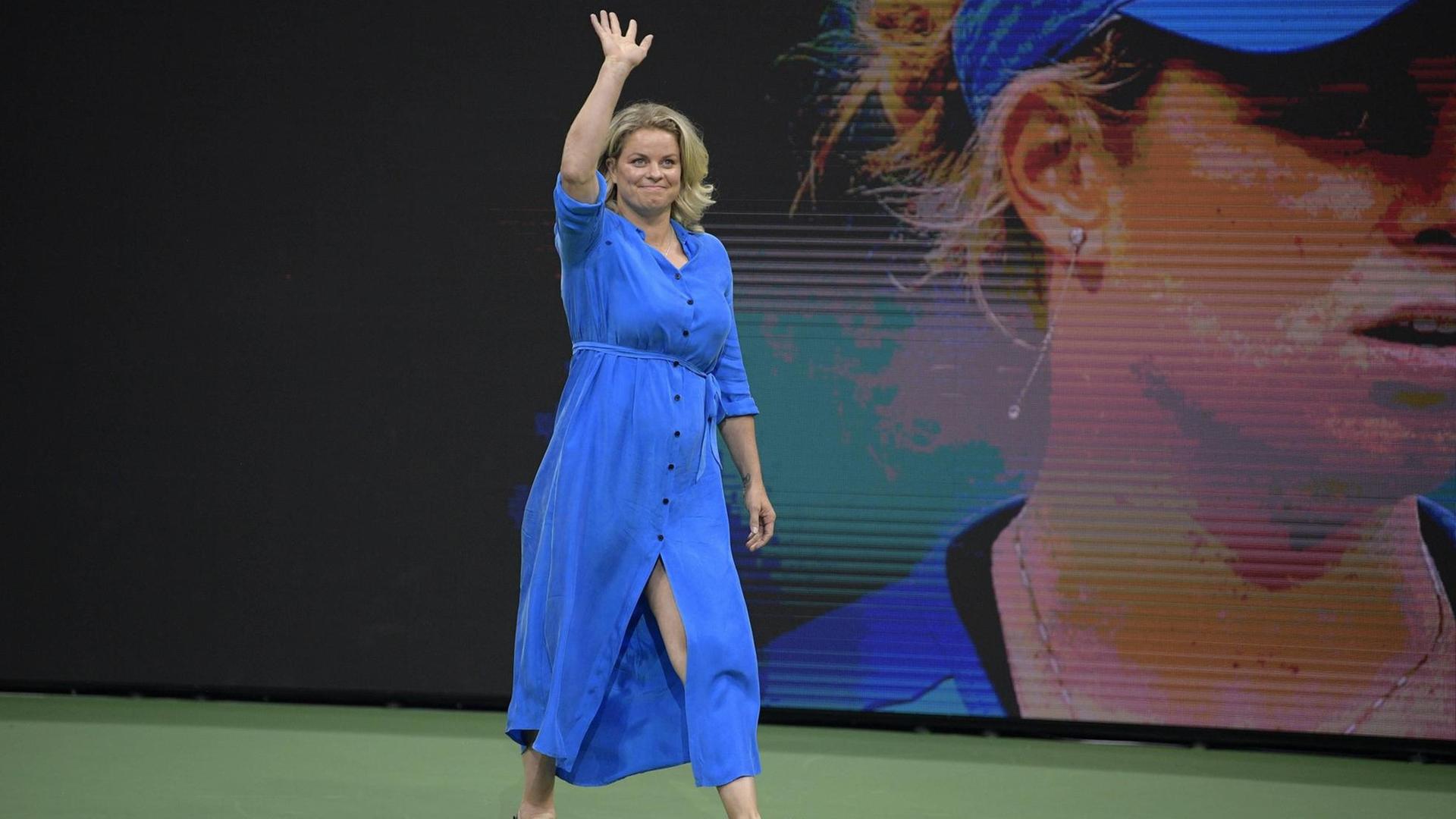 Die belgische Tennisspielerin Kim Clijsters