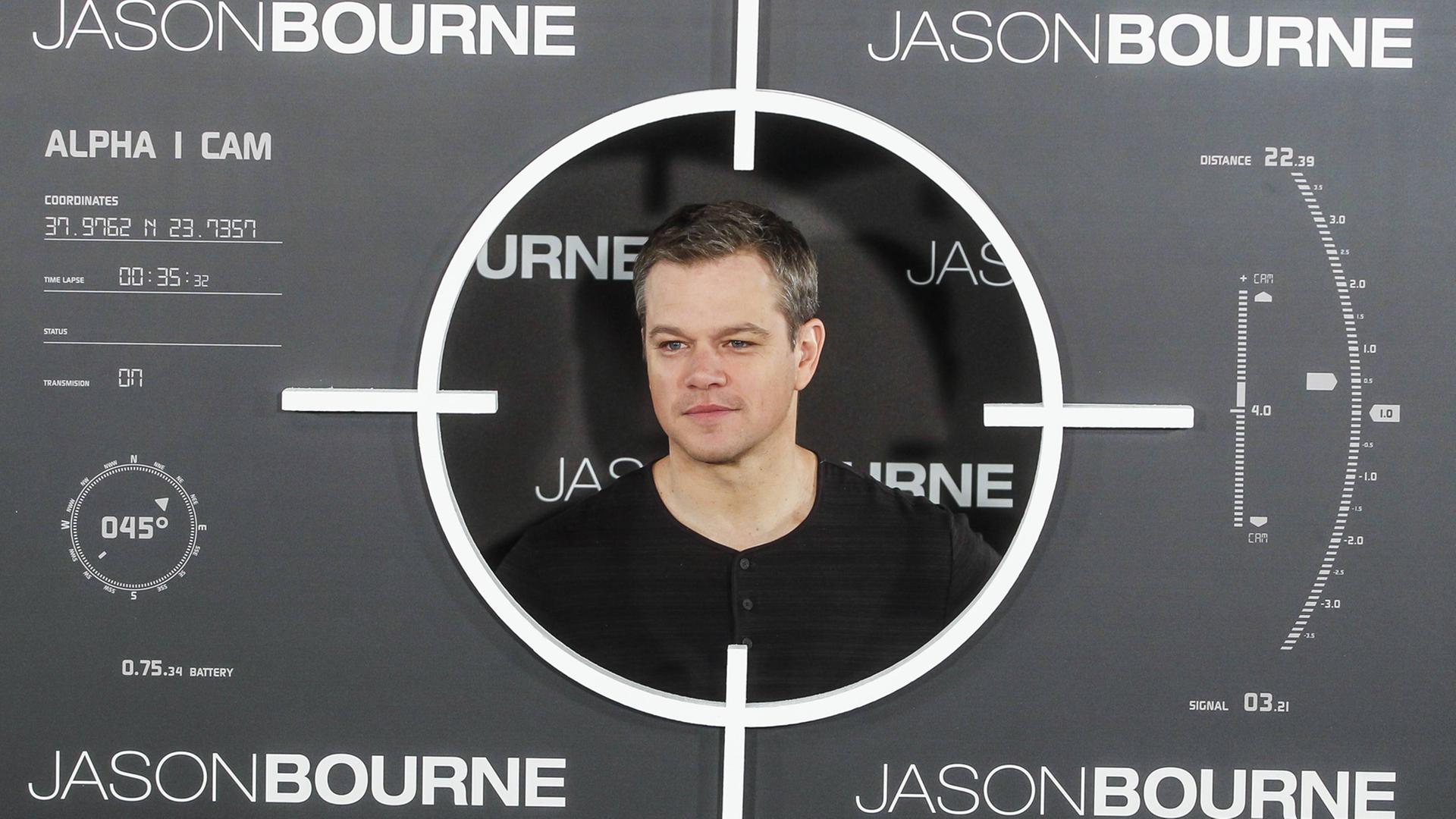 Matt Damon bei der Filmpremiere von "Jason Bourne" in Madrid.