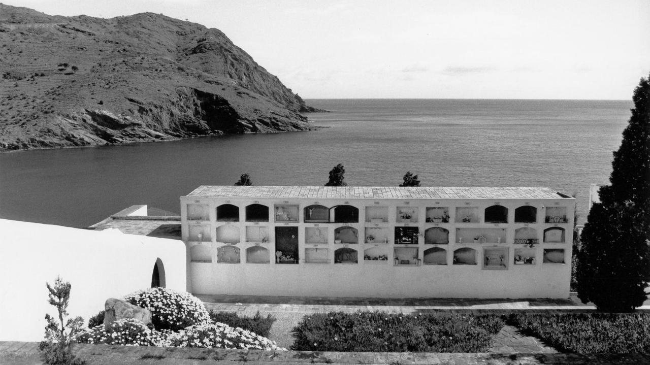 Das Grab Walter Benjamins auf dem Friedhof in Port Bou. 