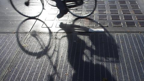 Der weltweit erste Solar-Fahrradweg, die "Solaroad", im Ortsteil Krommenie in den Niederlanden am 22. Oktober 2014.