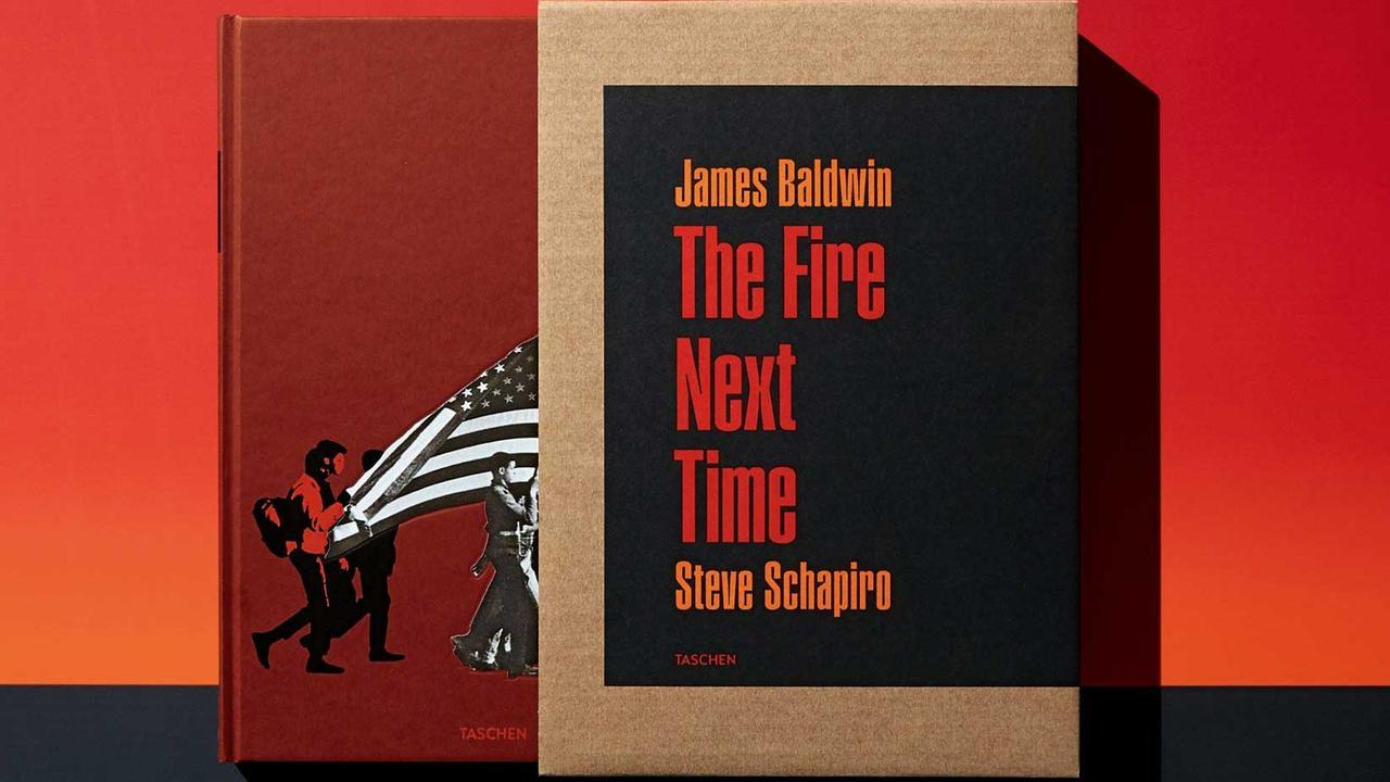 Cover des Buches "The Fire Next Time" von James Baldwin mit Fotografien von Steve Schapiro