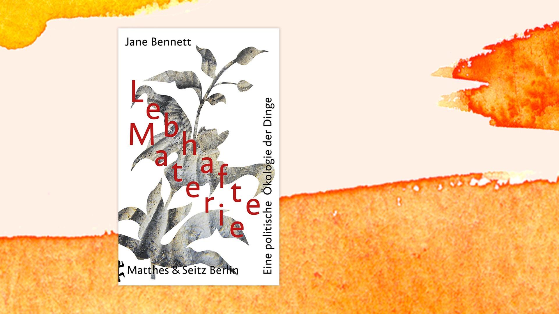 Cover des Buches von Jane Bennett mit dem Titel: "Lebhafte Materie. Eine politische Ökologie der Dinge".
