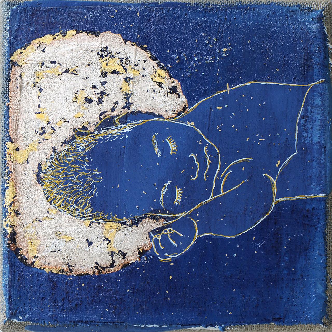 Das Bild "Sternenengel" malte Willems Mutter in Erinnerung an ihren als Baby verstorbenen Sohn.
