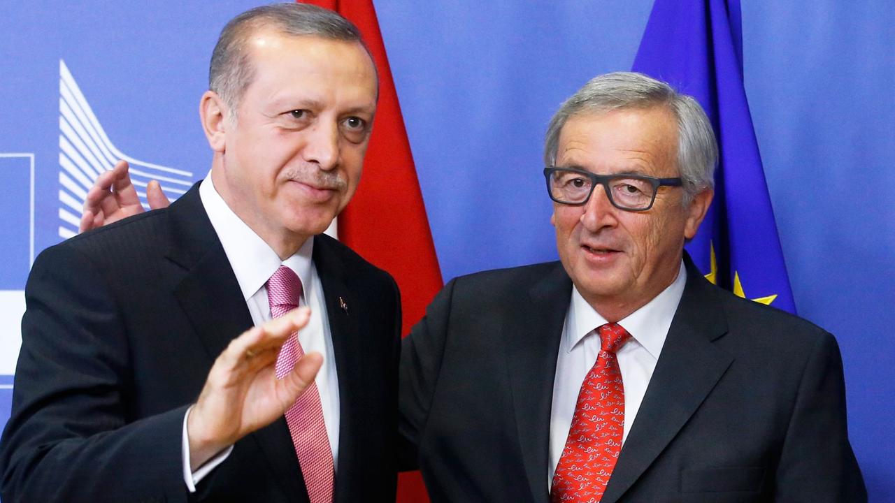 Erdogan und Junker in Brüssel