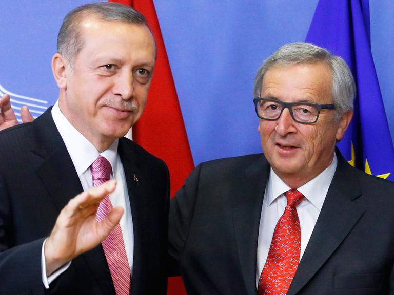 Erdogan und Junker in Brüssel